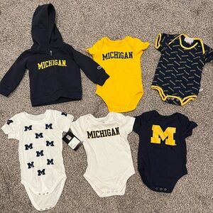 NEW Michigan Baby Clothes 12 months